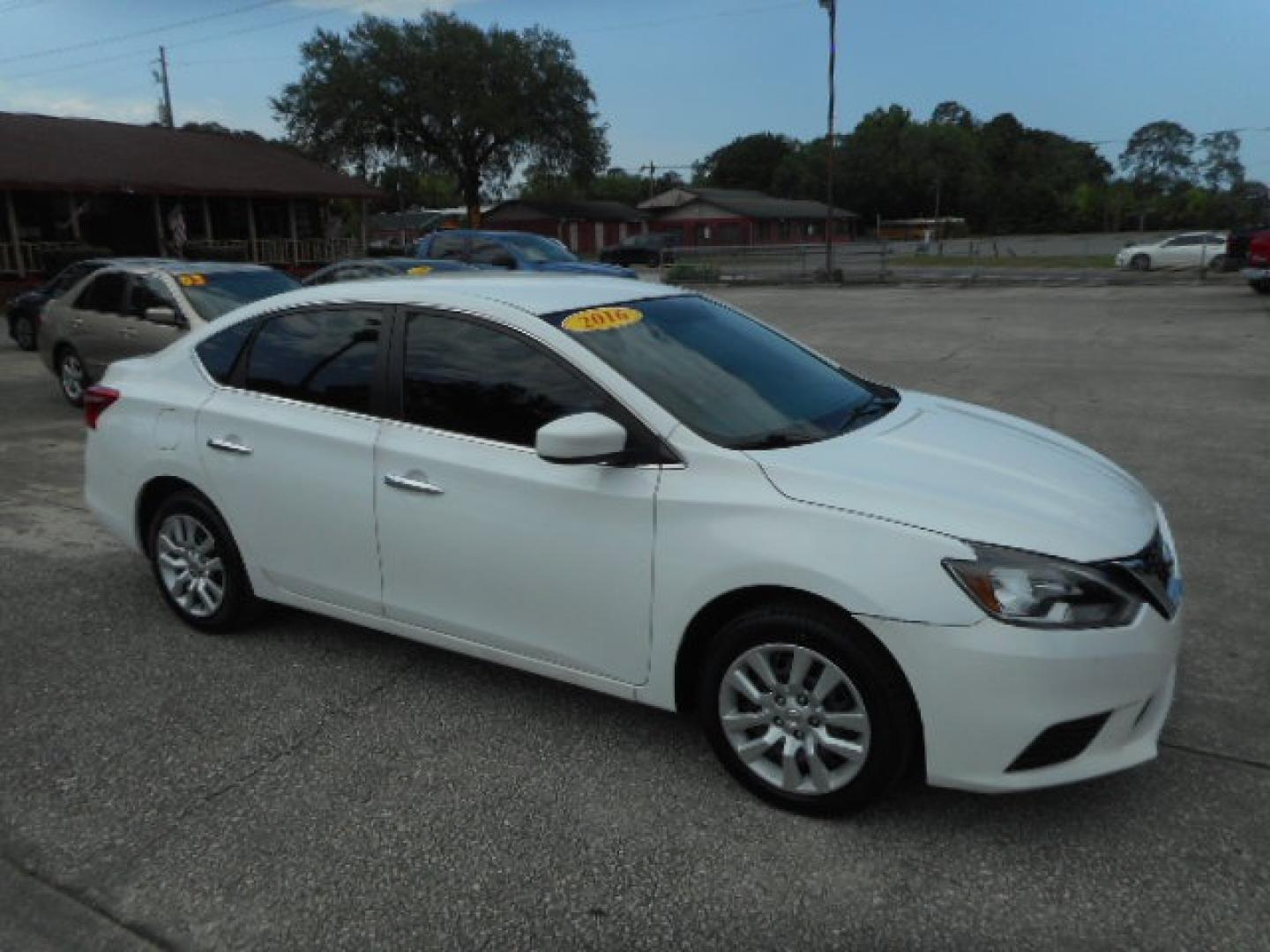 2016 WHITE NISSAN SENTRA SR; S; SL; SV (3N1AB7AP4GY) , located at 10405 Abercorn Street, Savannah, GA, 31419, (912) 921-8965, 31.988262, -81.131760 - Photo#2